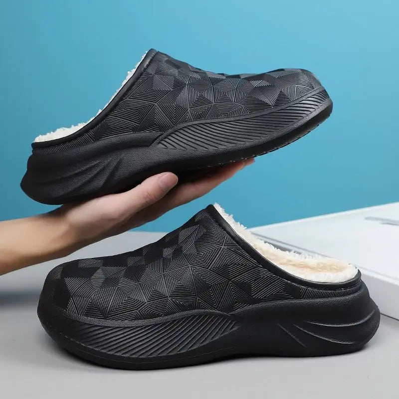 Outdoor Wearable Fluffy Slippers