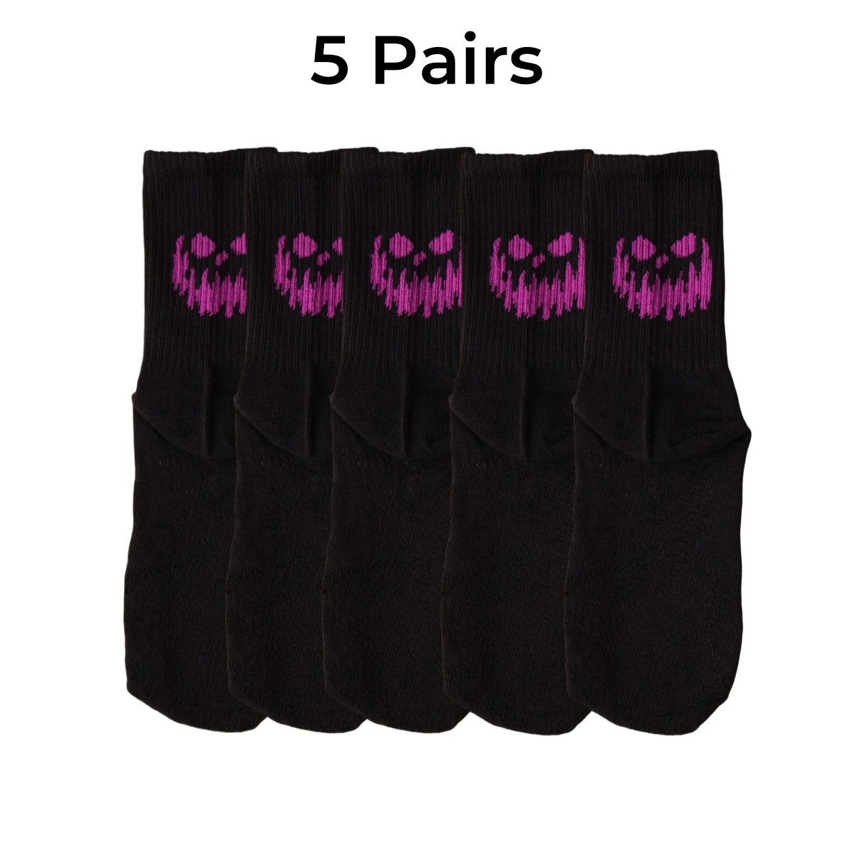 2/4/5/10 Midnight Shadows Crew Socks