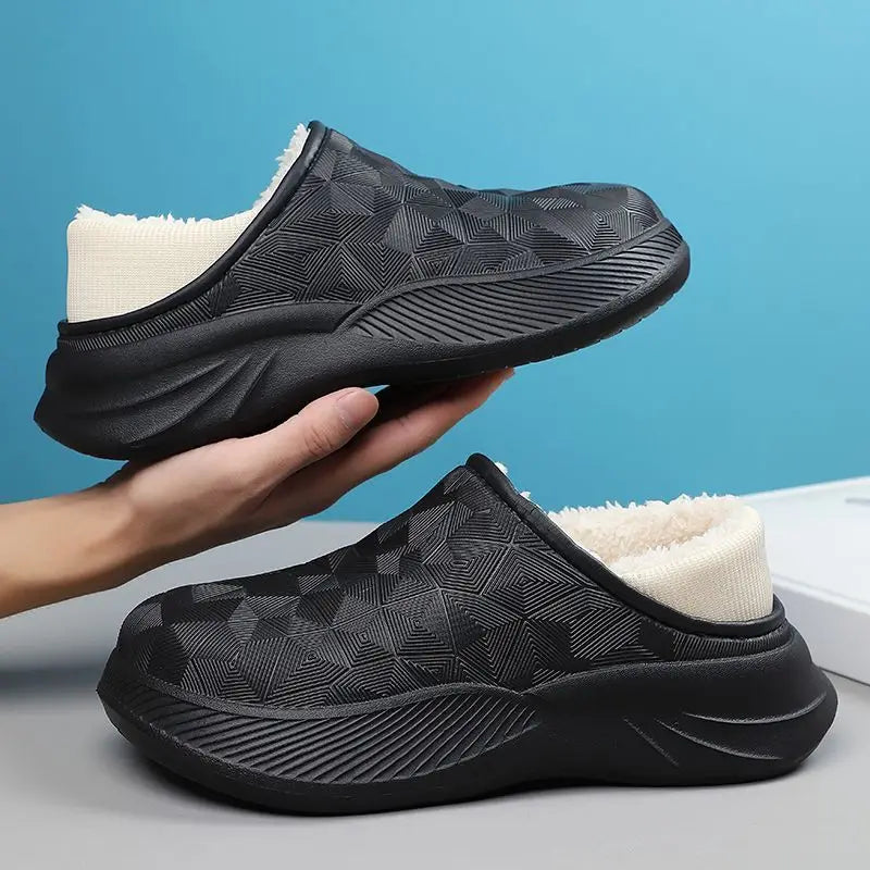 Outdoor Wearable Fluffy Slippers