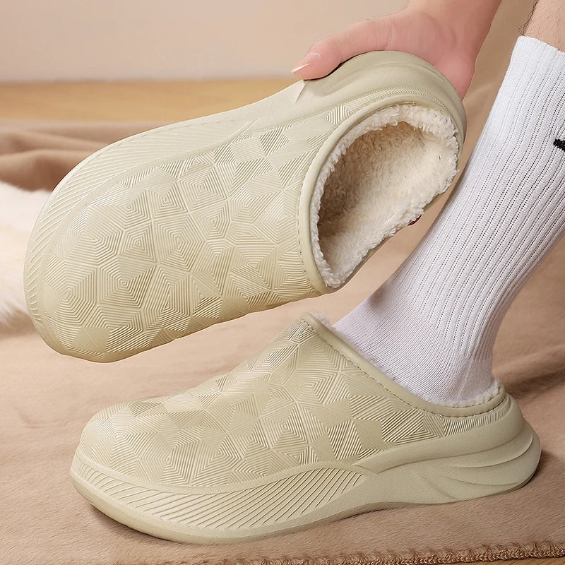 Outdoor Wearable Fluffy Slippers