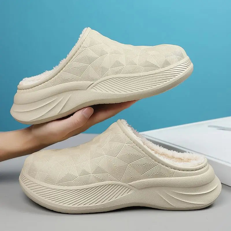 Outdoor Wearable Fluffy Slippers