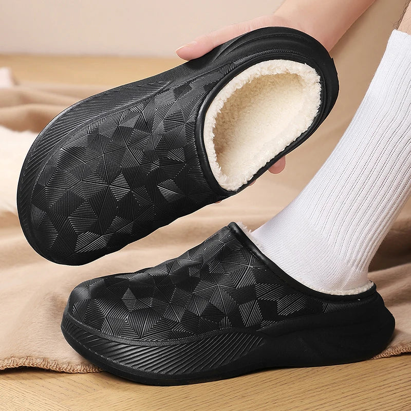Outdoor Wearable Fluffy Slippers