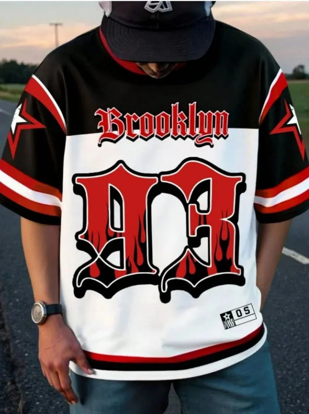 American T-shirt drip