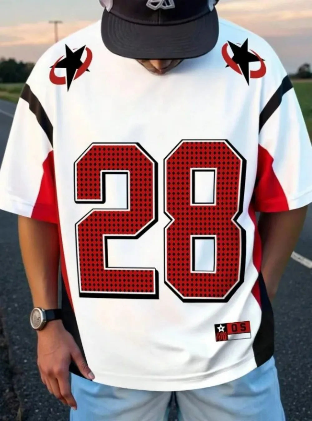 American T-shirt drip