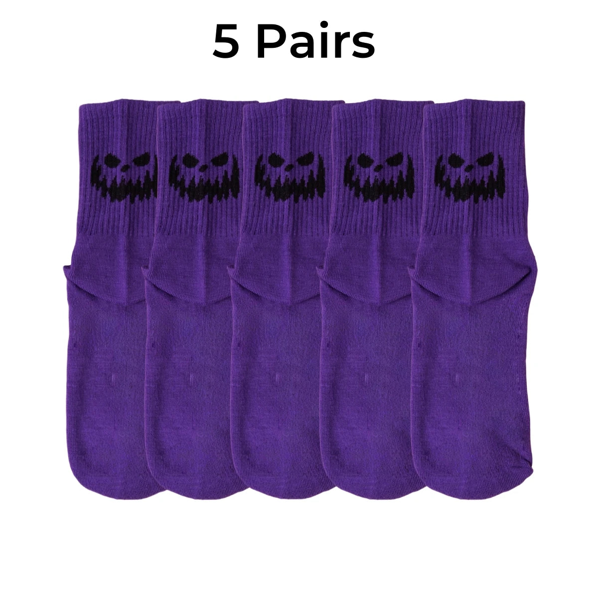 2/4/5/10 Midnight Shadows Crew Socks