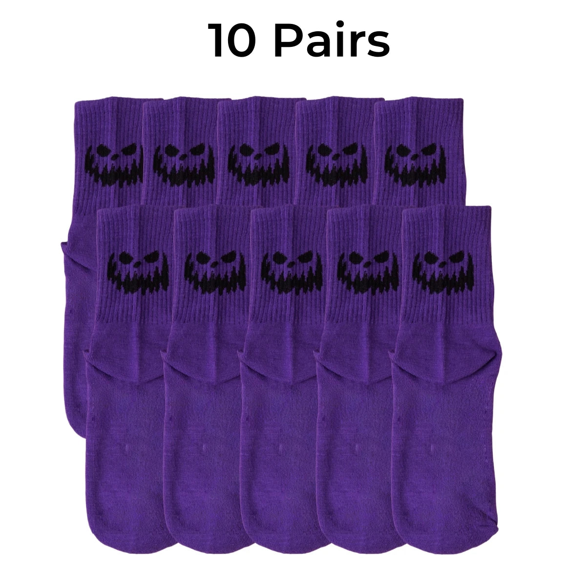 2/4/5/10 Midnight Shadows Crew Socks