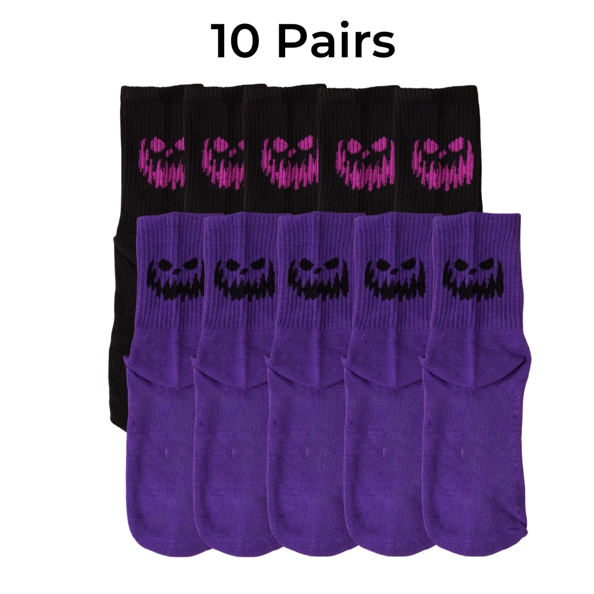 2/4/5/10 Midnight Shadows Crew Socks