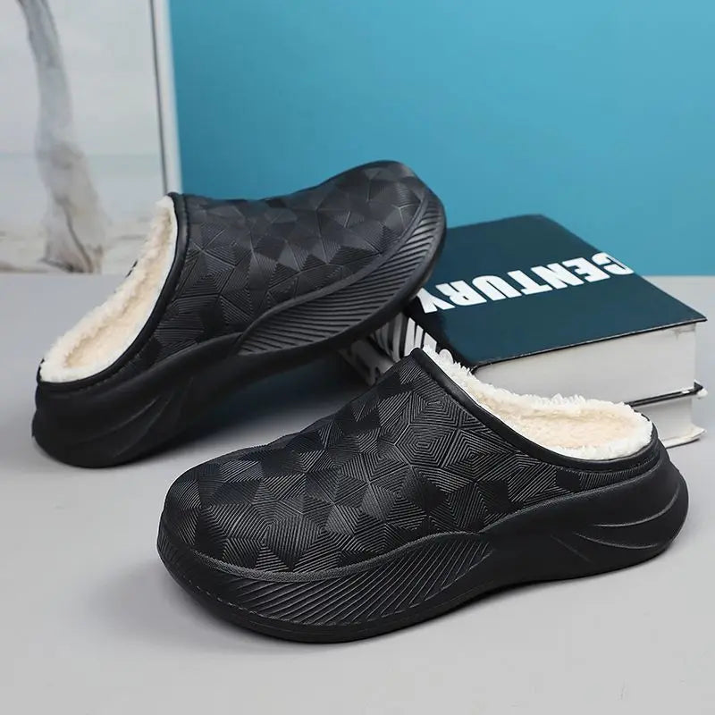 Outdoor Wearable Fluffy Slippers