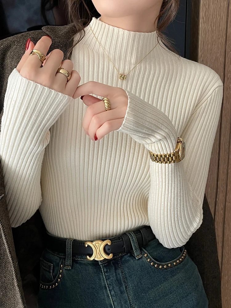 EleganceRib Knit Turtleneck