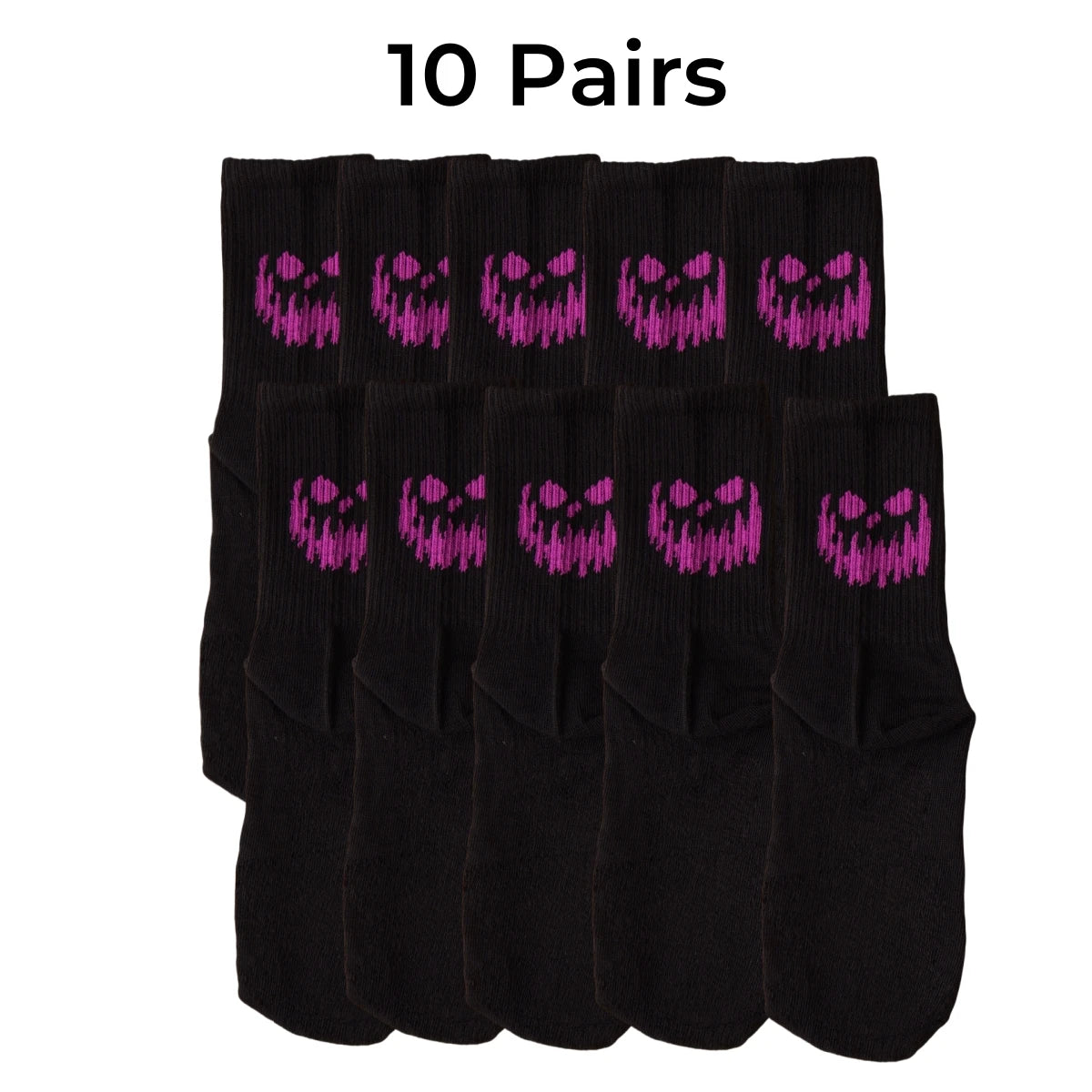 2/4/5/10 Midnight Shadows Crew Socks