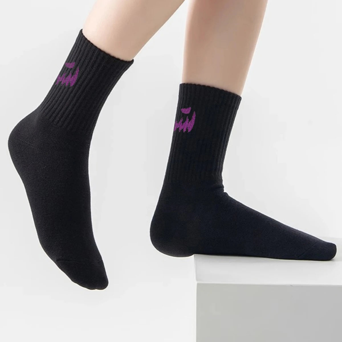 2/4/5/10 Midnight Shadows Crew Socks